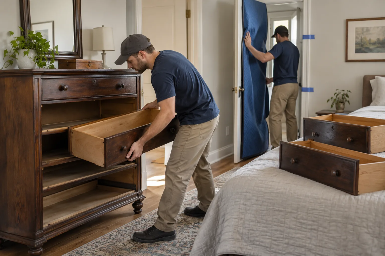 Dresser Removal being prepared carefully
